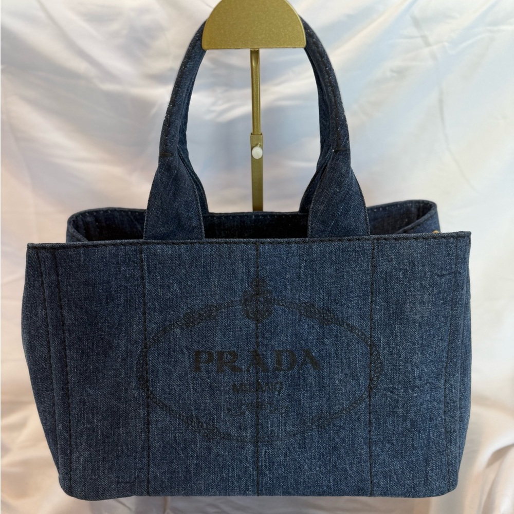 HOT Denim Prada Canapa Bag !! EEEK **** STEAL!